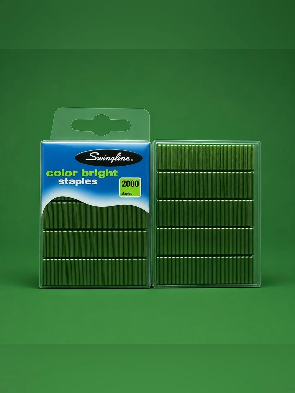 Swingline Color Bright Green Staples - 2000 Count (2 pack) #35121